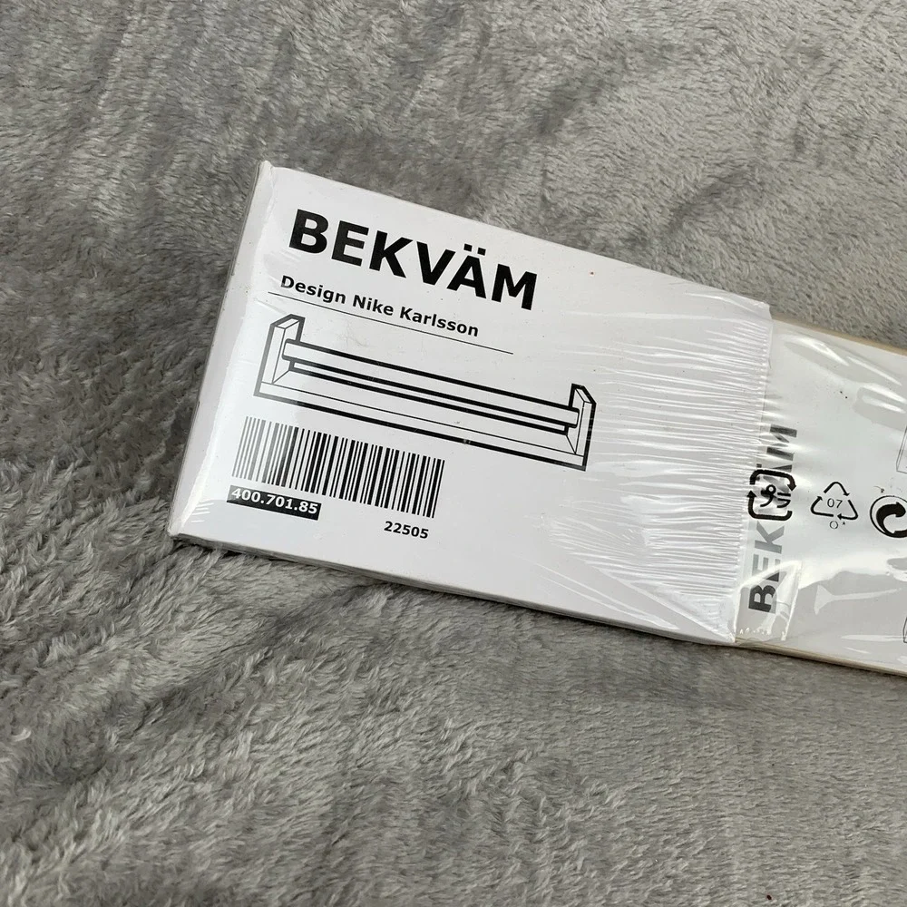 Ikea Bekvam Wall Mounted Spice Rack Light Wood Aspen Sealed NEW One Spice Shelf